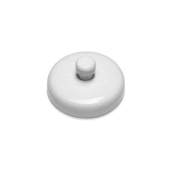 Master Magnetics Master Magnetics Ceramic Magnetic Base MHHWP14BX with Knob 14 Lbs. Pull White Enamel Paint - Pkg Qty 25 MHHWP14BX - main